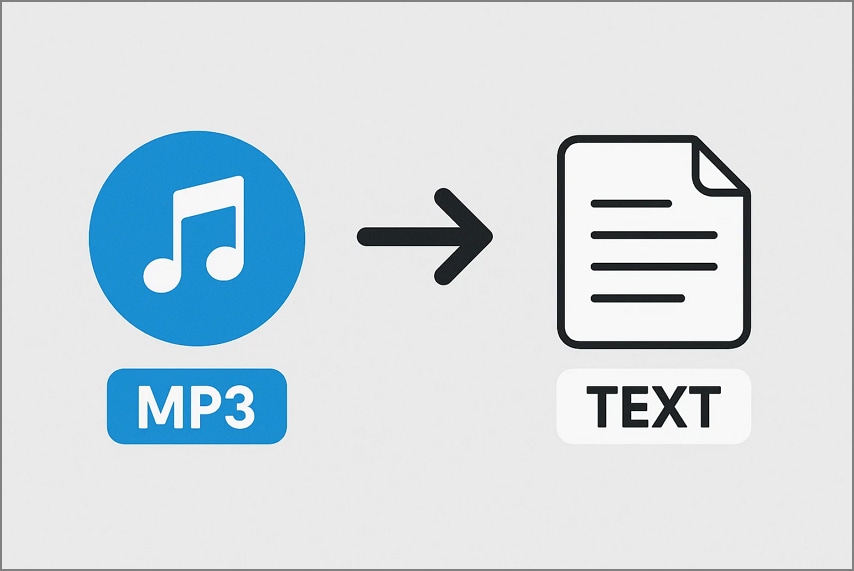 convert audio mp3 to text file