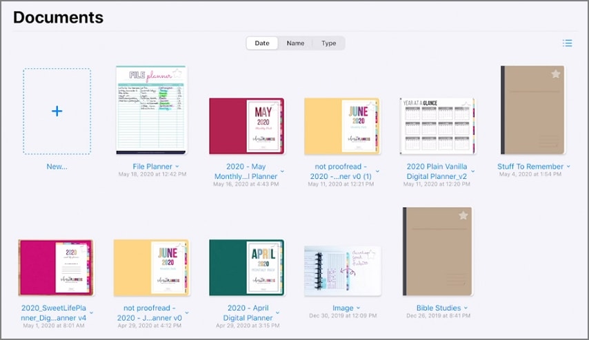 notion digital planner template