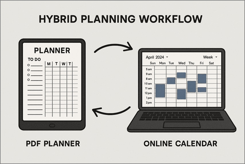 digital goal planner features