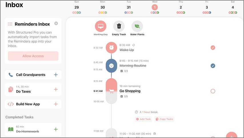 make pdf plans with structured