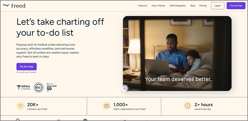 freed medical speech to text software