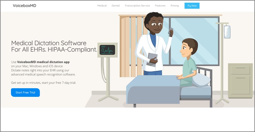 voiceboxmd speech recognition software