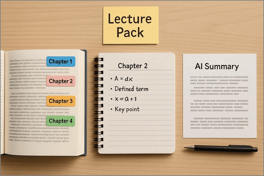lecture pack stickers