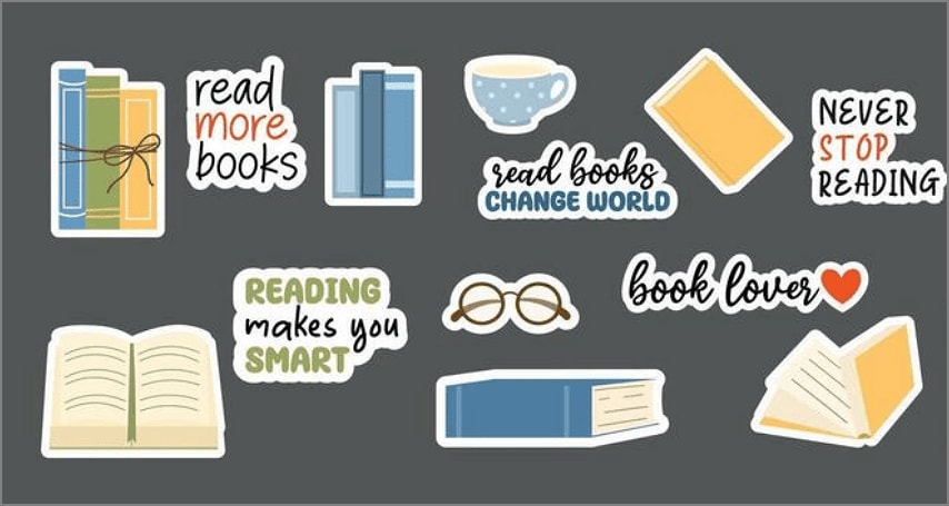 reading club stickers