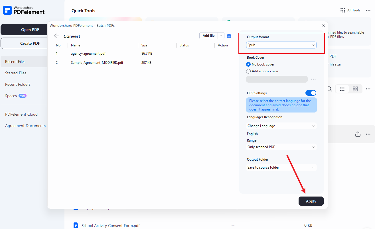 how to convert pdf to epub