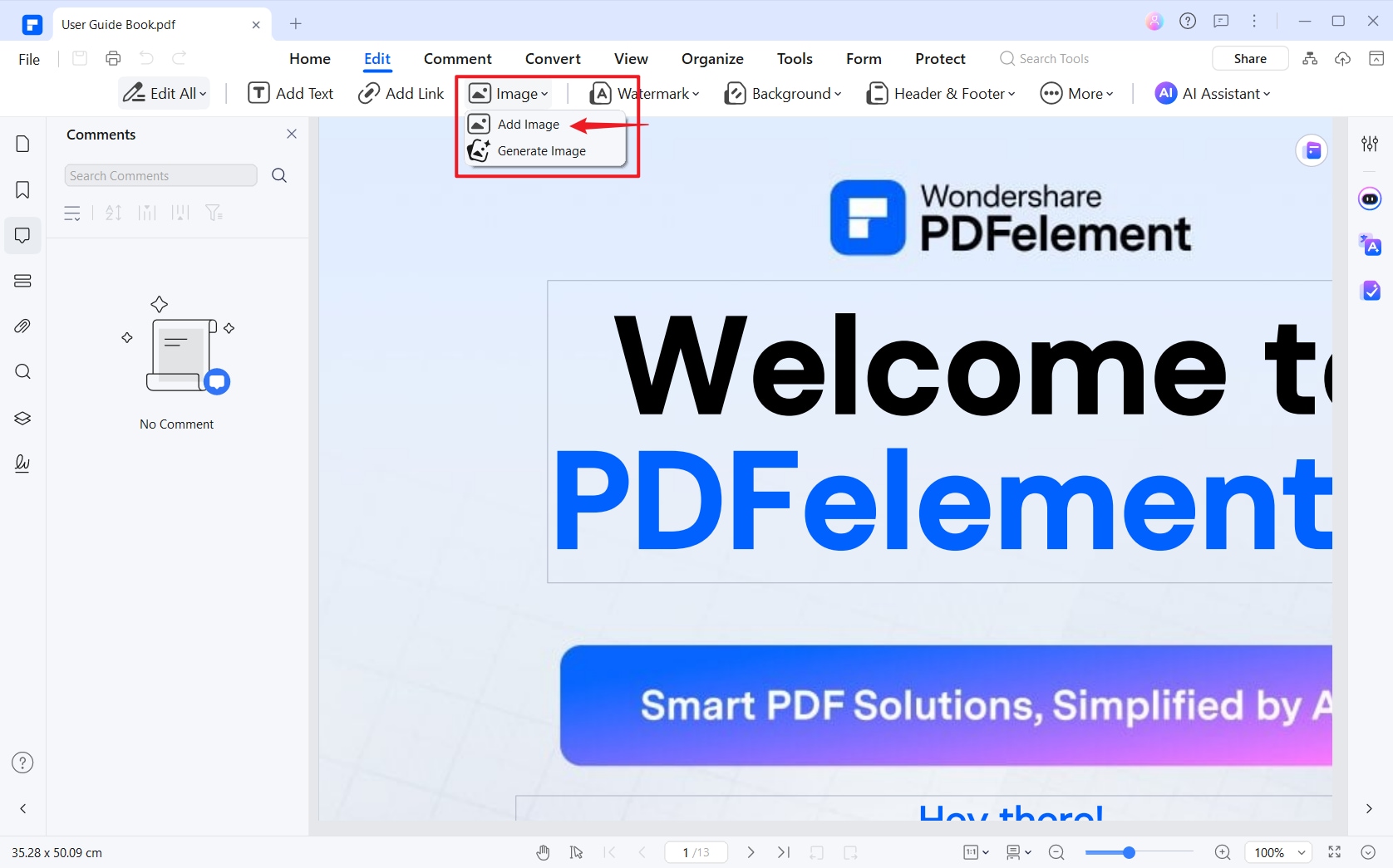 add image to pdf