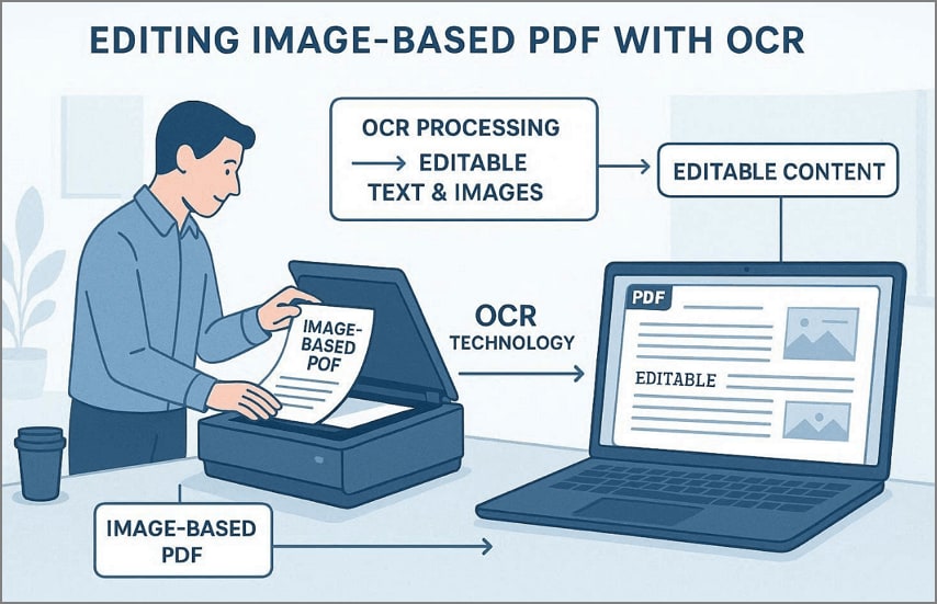 editing image based pdf