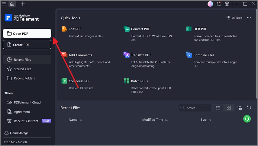 import pdf in pdfelement