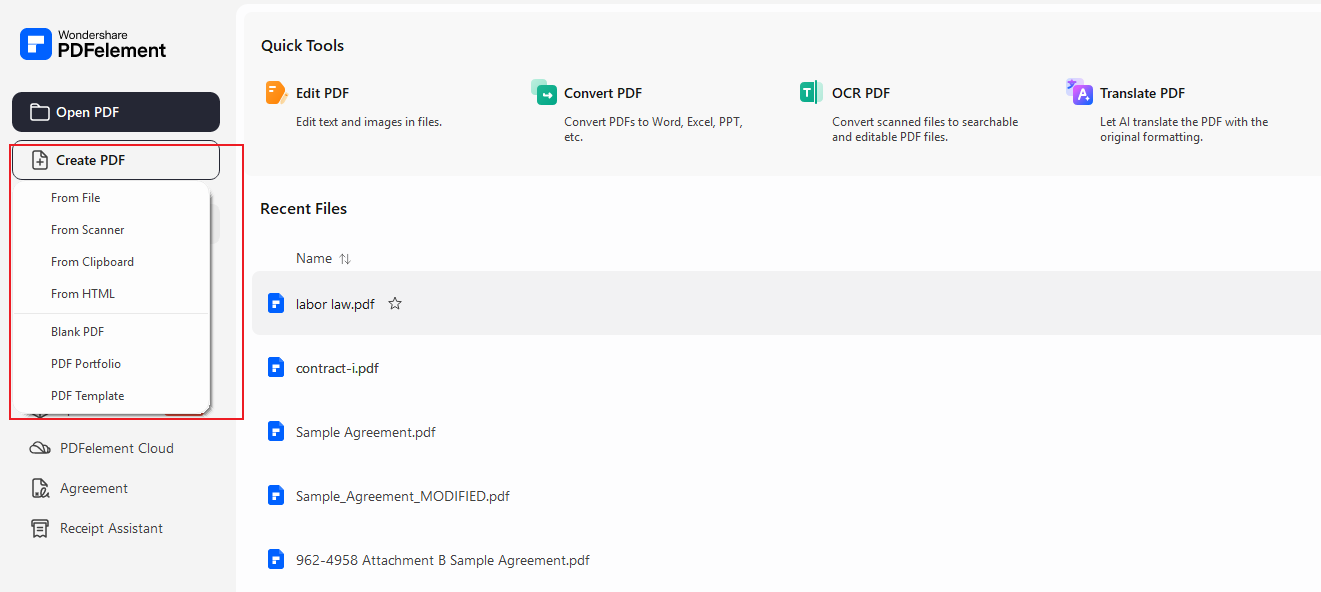 import pdf for ocr in pdfelement