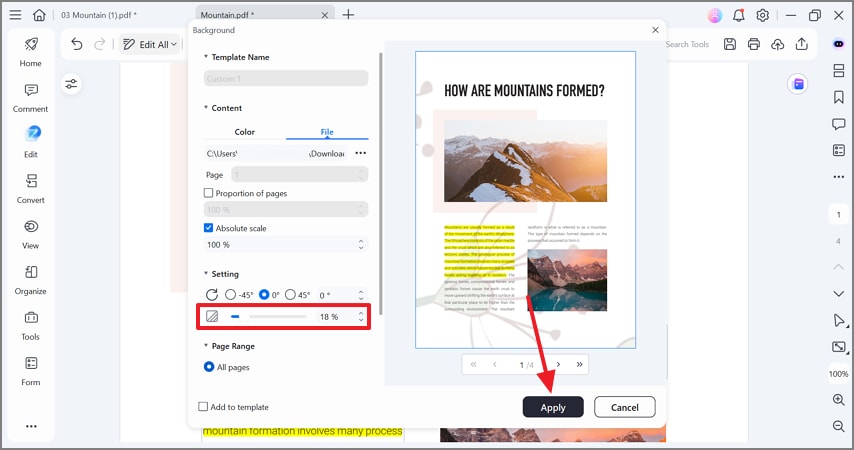 set border color opacity