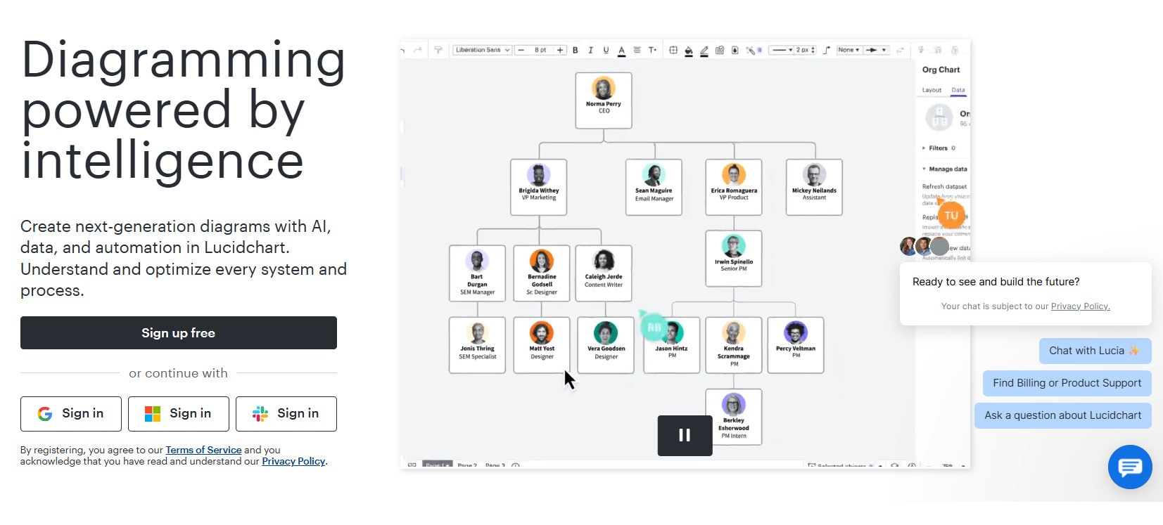 lucidchart Excel a mapa mental