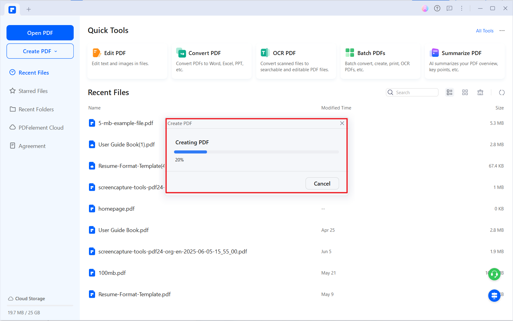 pdfelement create pdf 2