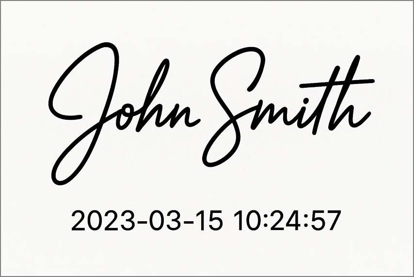 what is digital signature timestamp