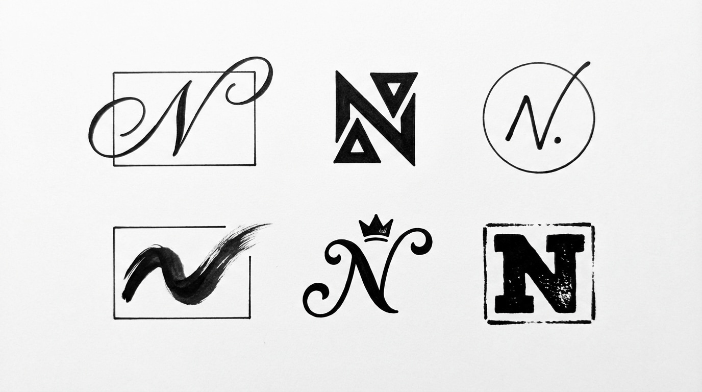 Initial-based signature ideas for N names