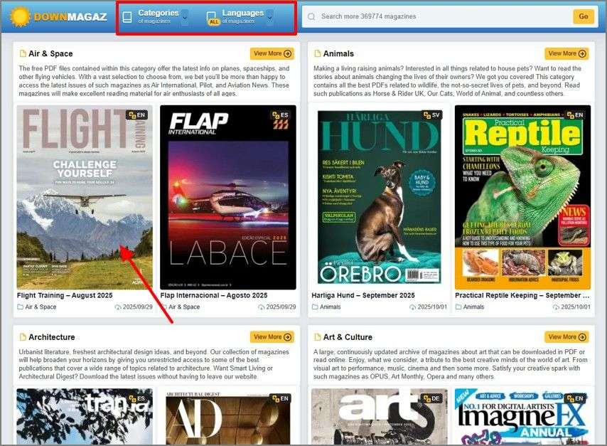 access magaz website pdf magazines
