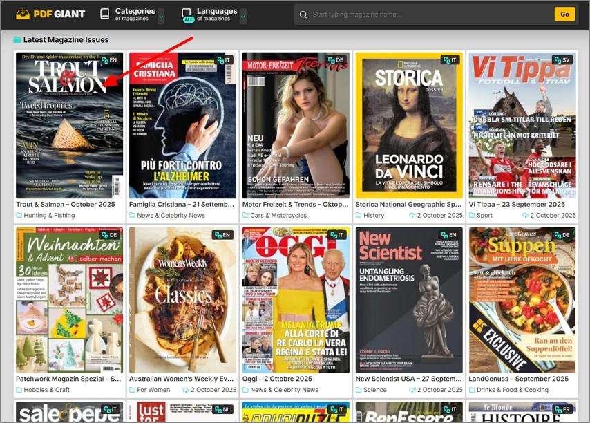 pdf giant magazine website