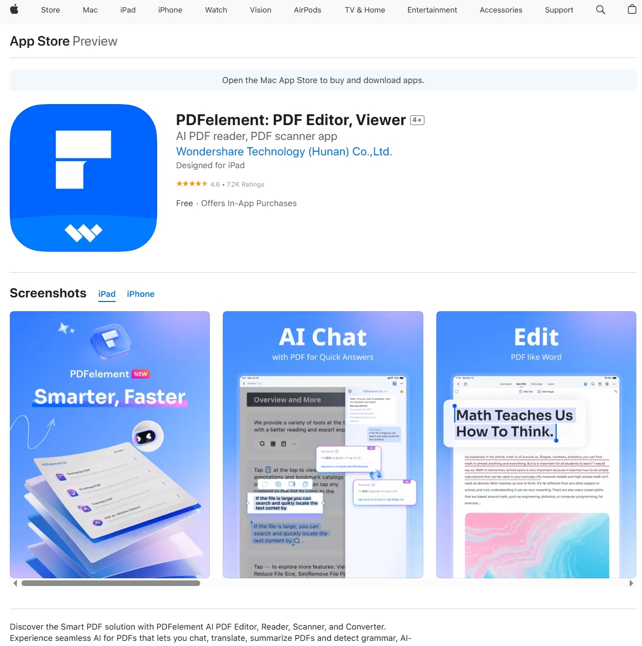 pdfelement app store