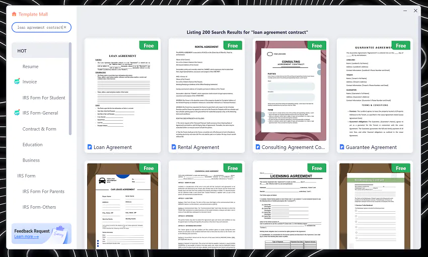 free download a loan agreement contract template