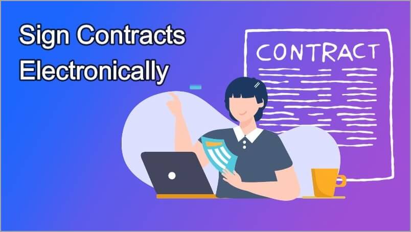 sign contract electronically