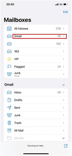 access gmail on ios