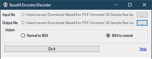 base64 encoder decoder to pdf