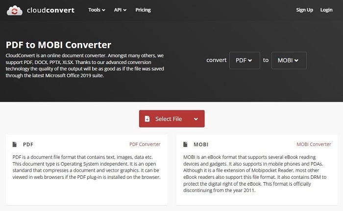 pdf converter to mobi