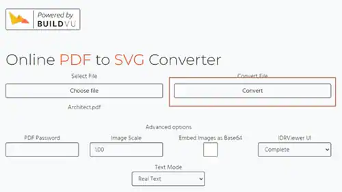 converter pdf para svg buildvu