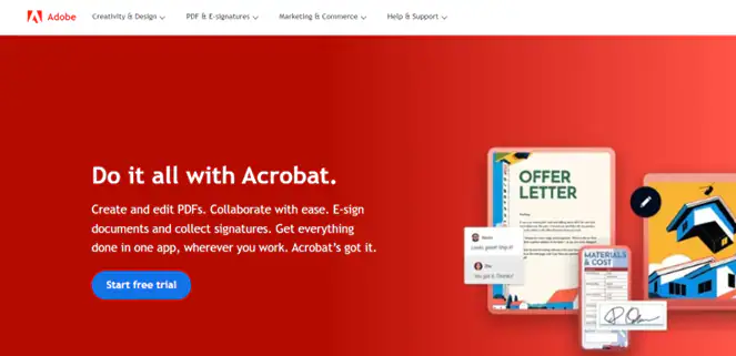 adobe acrobat open