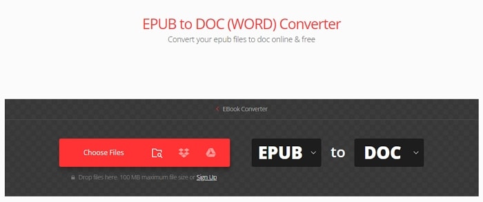 EPUB to Word Online