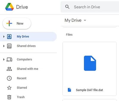 upload file to gdrive