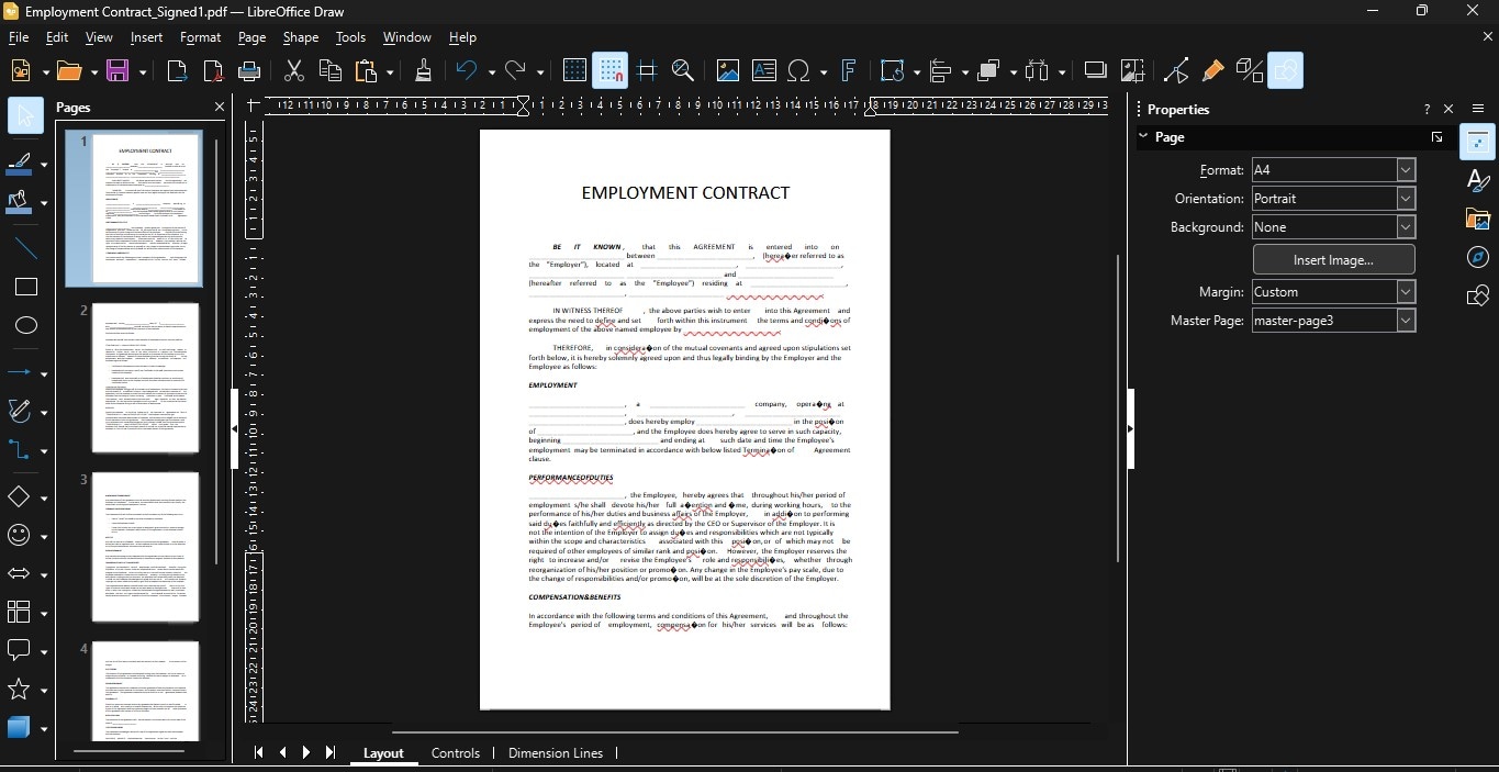 selezionare file pdf