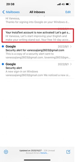 open gmail on ios