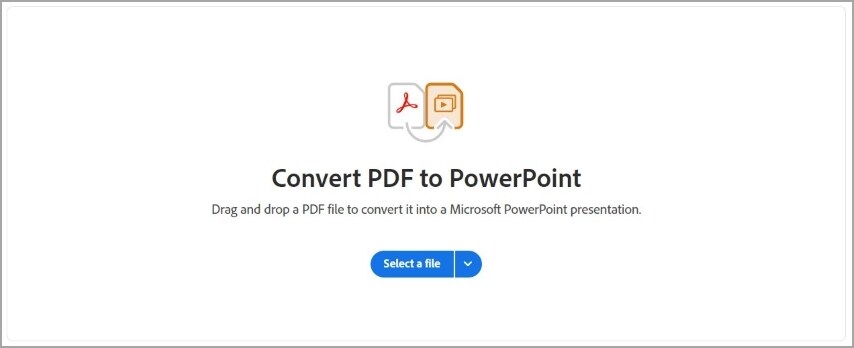 pdf to ppt converter in adobe online