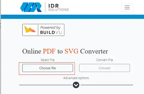 pdf vers svg buildvu