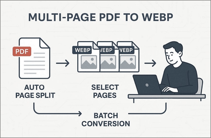 convert multi pdf to webp