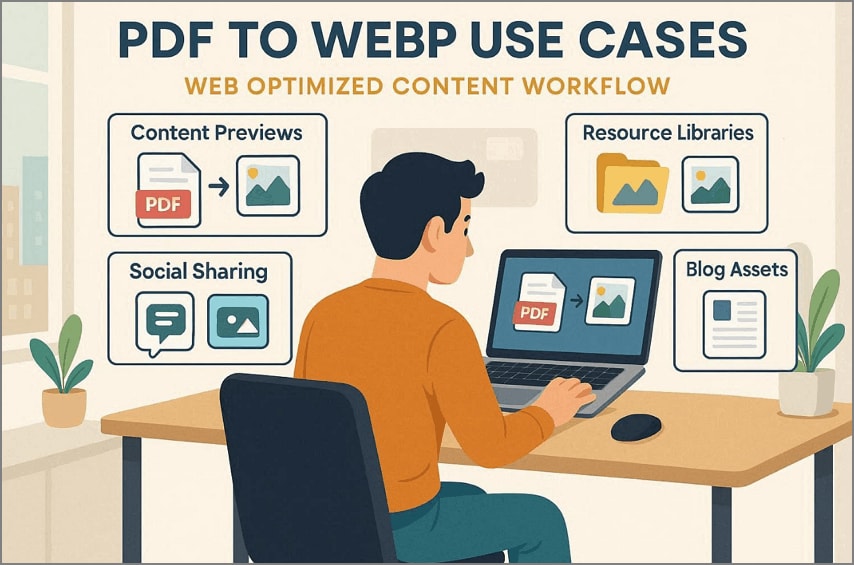 pdf to webp use cases