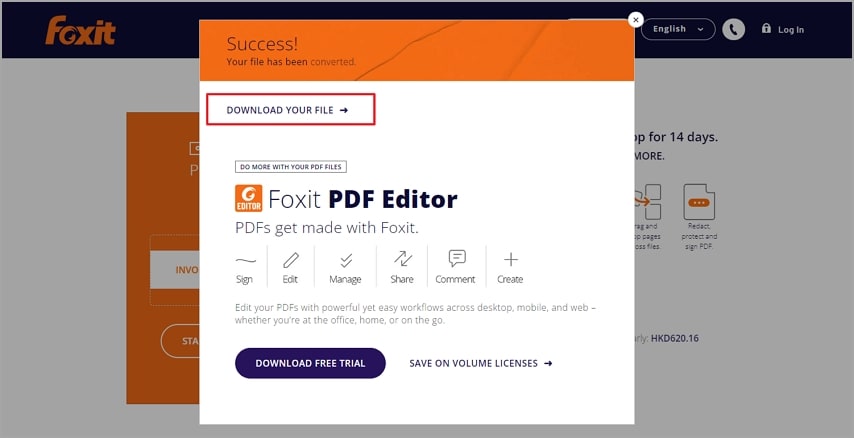foxit pdf to jpg online download file