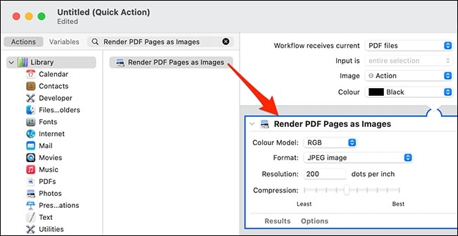 Vários PDFs para JPG no Mac