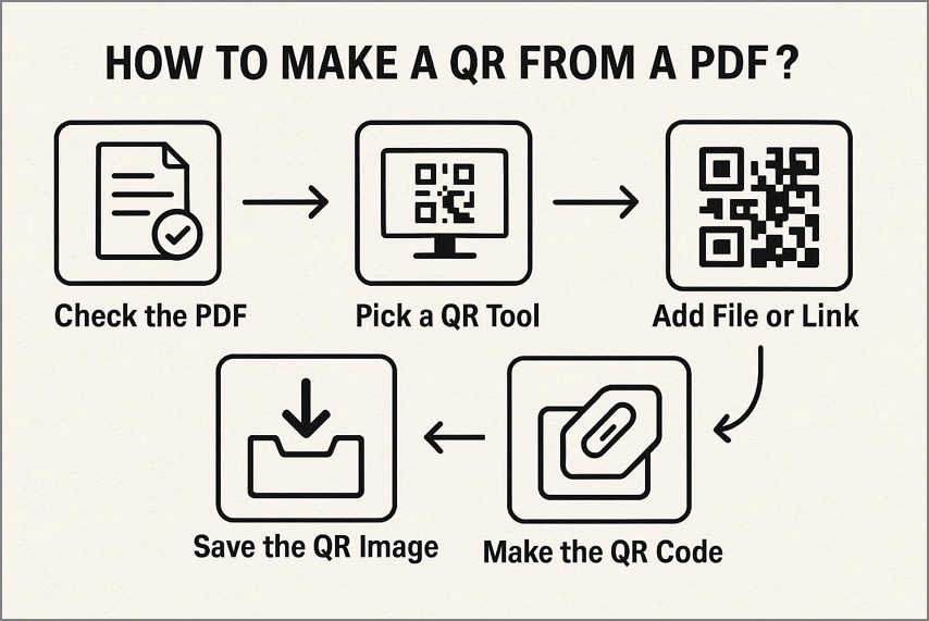 learning how create qr code pdf file