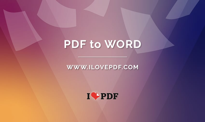 ilovepdf PDF zu Word Converter online