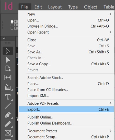 convert indd to pdf