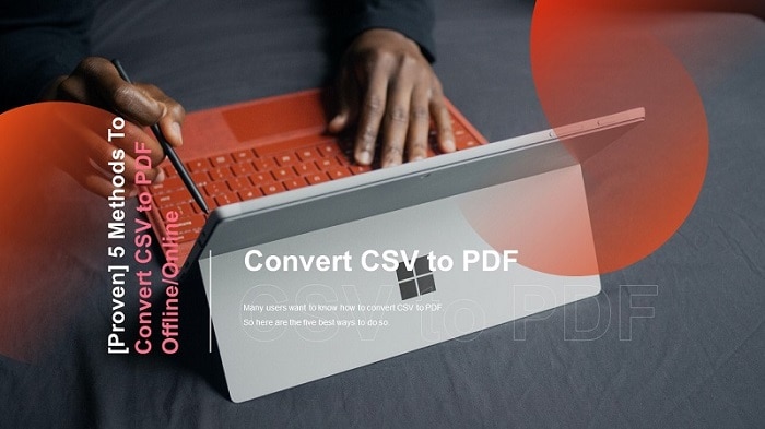 how to convert csv to pdf