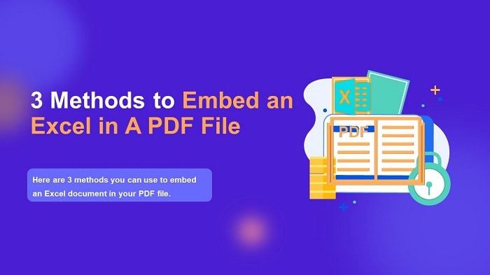embed excel in pdf