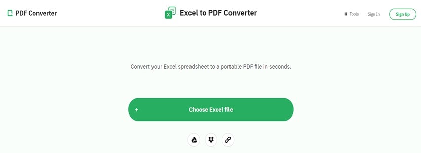xls to pdf converter online