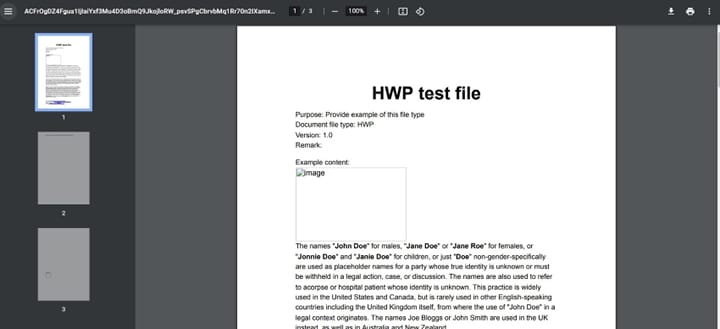 downloading pdf created with google drive 