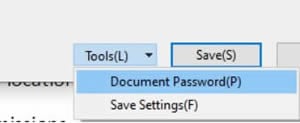 document password tool on hancom office