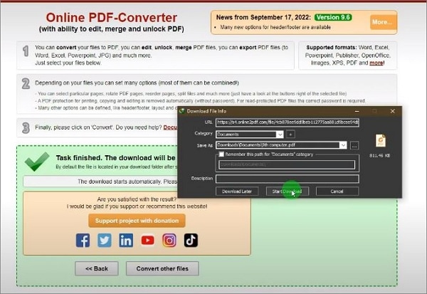 inpage to pdf converter online