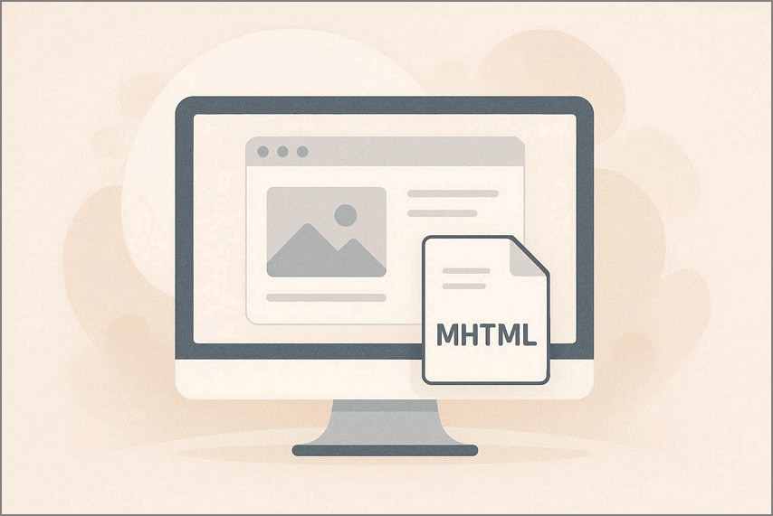Estructura de un archivo MHTML o MHT con página web archivada