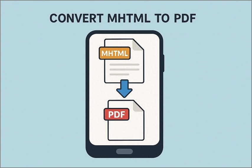 Convertir un archivo MHTML a PDF desde el móvil