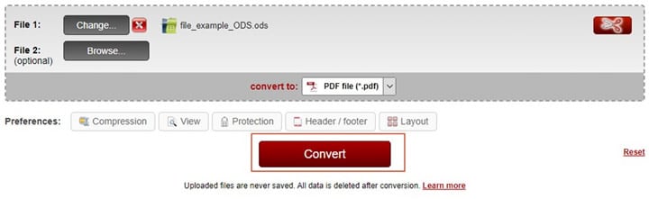 online2pdf convert ods to pdf